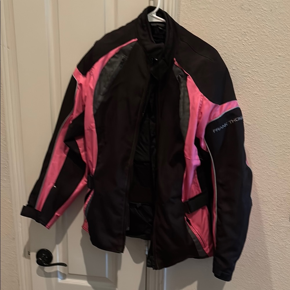 Women's Black and Pink Jacket